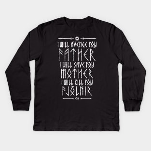 VIKING OATH Kids Long Sleeve T-Shirt